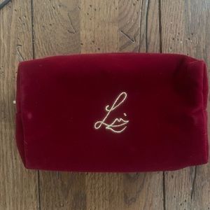Brand new Lisa Eldridge Red Velvet Pouch
